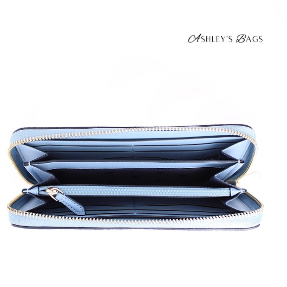 Kate Spade Leila Large Continental Wallet In Dusty Blue - Picture 4 of 4